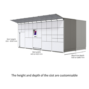 Intelligenter Paketkasten für Übergrößen-Paketzustellung Smarte <span class=keywords><strong>Abholstation</strong></span> für Öffentliche Verwaltungen - Product Image 3