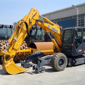 <span class=keywords><strong>XE60W</strong></span> XCMG xô thủy lực bánh xe máy xúc mini 6ton - Product Image 1