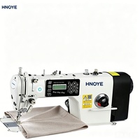 Machine à coudre plate à une aiguille avec coupe-fil et engrenage pour denim et toile, haute vitesse, en acier inoxydable