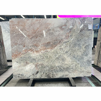 Table de salle à manger et comptoir d'îlot en marbre turc translucide, pierre naturelle de luxe polie couleur poudre, style italien, pour toutes les saisons