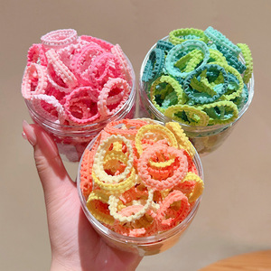 สายรัดผมสำหรับผู้หญิงอุปกรณ์เสริมสำหรับสาวหวานแบบถักมีความยืดหยุ่นสูง50แพ็ค - Product Image 2