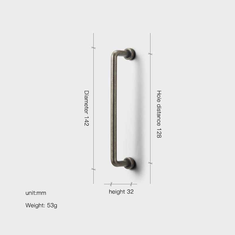 Retro Silver & 128mm