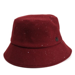 Chapeau Bob Femme en Feutre de Laine Pailleté, Style Automne <span class=keywords><strong>Hiver</strong></span>, Chaud, pour Pêche en Extérieur, Effet Amincissant, Protection Solaire Décontractée - Product Image 4
