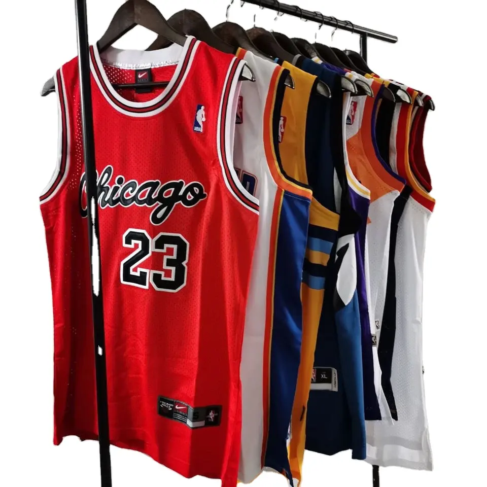 Différents styles de maillots de basket-ball All-Star pour hommes Chicago City Jersey #23 Maillots de basket-ball