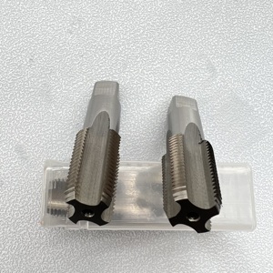Jeu de tarauds à main pour tuyaux coniques <span class=keywords><strong>NPT</strong></span> HSS, 1/4-18 <span class=keywords><strong>NPT</strong></span> HSS, <span class=keywords><strong>taraud</strong></span> à tuyaux conique, <span class=keywords><strong>taraud</strong></span> haute vitesse de haute qualité - Product Image 6