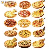 Ligne de production automatique de pizzas Seny SY-860, machine à fabriquer des bases de pizzas, machine à former des pizzas à haute productivité
