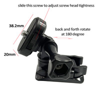 Supports adhésifs de tableau de bord pour GoPro 7 6 5 4 3 Supports plats incurvés Tampons collants solides pour GoPro Yi SJCAM Caméra d'action Casque Board