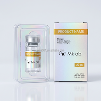 Étiquette holographique personnalisée BL-100 pour flacon de 2 ml, étiquette pour flacon TP de 2 ml et boîte, étiquette pour flacon en verre injectable et boîte en papier pour 10 flacons avec plateau