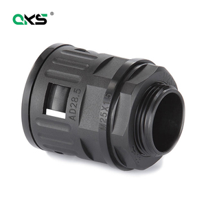 Gaine de conduit, raccord pour tube ondulé, connecteur à soufflet, connecteur de tuyau ondulé, presse-étoupe pour câble PA, étanche IP68, connexion rapide - Product Image 5