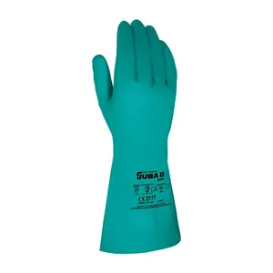 Guanto Juba - IN821N 6/XS Interface Plus - Colore: Verde - Per l'industria della verniciatura, del lacca e dei solventi universali. Lavorazione Meccanica - Product Image 1