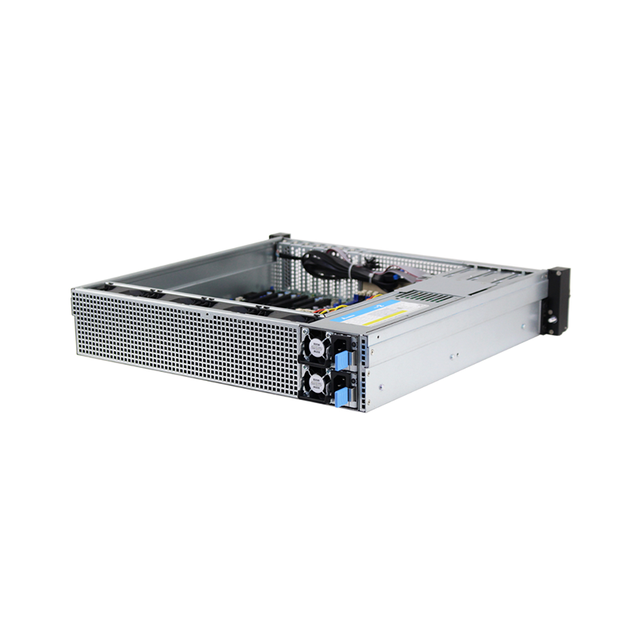 Server Chassis with Power Supply Supports Six Front-Mounted 2.5-Inch Hot-Swappable Drives E-ATX Motherboard
