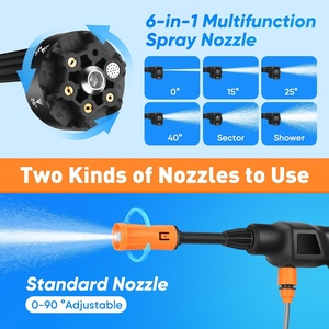 Pistola de Agua a Presión Portátil Inalámbrica con Batería de Litio Y-1213-22 de Alta Potencia para Lavado de Autos con una Salida de >1500W - Product Image 3