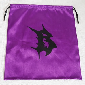 Super Soft Satin Fabric Underwear Clothes Packaging Bag Custom Logo Printed Wig Hair <b>Extension</b> Bundle Storage Dust Satin Pouch - Product Image 2