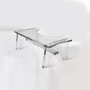 Cao Cấp Rõ Ràng Acrylic Nhà Vệ Sinh Phân Cho Phòng Tắm Dày Rõ Ràng Lucite Perspex Bô Phân Chân Bước Đứng Cho Người Lớn Trẻ Em - Product Image 3