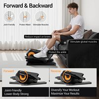 Ventes chaudes, machine à pédales larges, stepper, moniteur numérique, entraîneur elliptique pour les patients atteints d'arthrite, gain de place