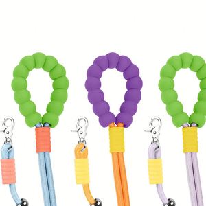 Laisse pour chien robuste avec poignée rembourrée, anti-pincement, en nylon, sans traction, laisse pour animaux de compagnie, couleur bonbon, pour petites races, laisse rétractable pour chiot - Product Image 1