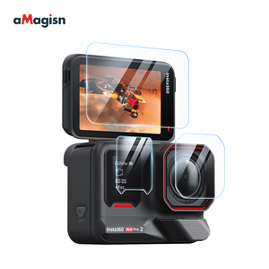 AMagisn HD Protector de vidrio templado para <span class=keywords><strong>Insta360</strong></span> AcePro2 Protector de pantalla Película Protector de lente de vidrio templado para AcePro2 - Product Image 1