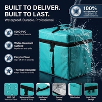 Sac isotherme pour livraison de repas 30L en nylon Oxford, personnalisation en gros OEM/ODM par l'usine professionnelle de Dongguan