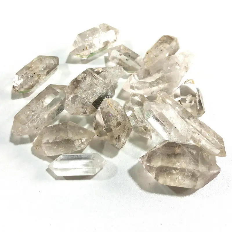 Groothandel Natuurlijke Kristal Herkimer Diamanten Ruwe Ruwe Steen Quartz Cluster