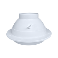 Diffuseur sphérique réglable en ABS pour système d'air frais et projet de ventilation de cuisine