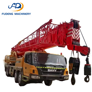 Gru idraulica usata SANY STC800 da 80 tonnellate a basso prezzo, veicolo da ingegneria con capacità di carico di 80 tonnellate, dotata di pompa, cambio e cuscinetti - Product Image 1