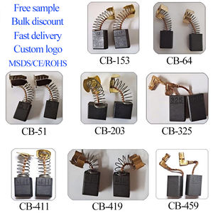 Cepillo de carbón de repuesto 5X8X19mm 1617000525 <span class=keywords><strong>para</strong></span> cepillo de carbón de martillo rotativo DRE de 1 DFR de 1/2" - Product Image 6