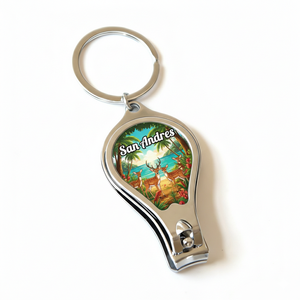 Vente en gros de porte-clés décapsuleur coupe-ongles souvenirs touristiques personnalisés San Andres Colombie - Product Image 1