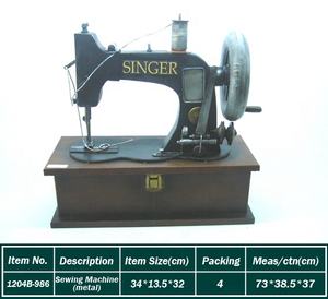 Máquina de coser de Metal Vintage personalizada, modelo de licuadora, lavadora para beber, tostadora, Retro, hierro, decoración artesanal, juguetes para regalos - Product Image 5