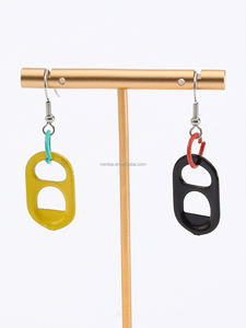 Cinturones de Lata de Refresco con Diseño de la Copa Mundial de Fútbol <span class=keywords><strong>2026</strong></span>, Color Plateado, Estilo Ecológico y Chic, Cinturones de Cadena Hechos a Mano con Lengüeta de Lata de Refresco - Product Image 3