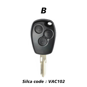 Clé de télécommande CN010005 <span class=keywords><strong>3</strong></span> boutons 433 MHz PCF7946 pour Renault / Kangoo II / <span class=keywords><strong>Clio</strong></span> III - Product Image 5