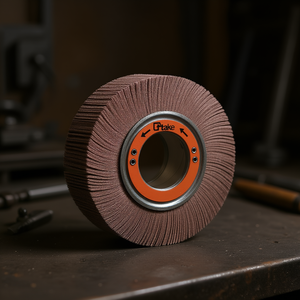 Disco Abrasivo de Tela Corundum 200x50x54 mm con Orificio para Pulir y Desbastar - Product Image 3