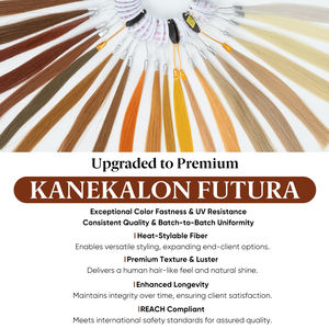 도매 고품질 합성 모노 레이스 프론트 가발 모노필라멘트 내열성 고온 섬유 웨이브 롱 가발 여성용 - Product Image 5