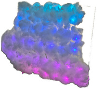 Lampe d'ambiance 3D Cloud Thunder Lighting avec application intelligente à distance pour la maison, la chambre à coucher, la salle de jeux, décorations