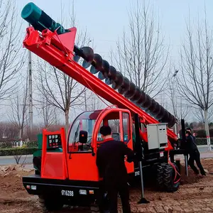 Fabricante de China, mini máquina de controlador de pila de apisonamiento de poste estático hidráulico para diesei, controlador de pila de poste de barandilla