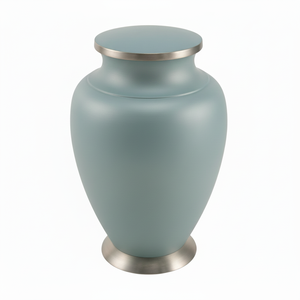 Urna de cremación para adultos de latón, hermoso diseño moderno, estilo americano, funerario conmemorativo, soporte para cenizas - Product Image 1