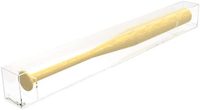 Présentoir de batte de baseball en acrylique transparent 31.5x4x4 "étui pour batte de baseball sport support mural pour batte de table