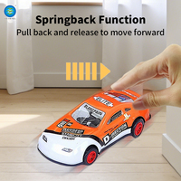 Voiture de course à rétrofriction sans batterie en alliage métallique, lot de 4, certifiée EN71, jouet pour enfants, cadeau, vente chaude