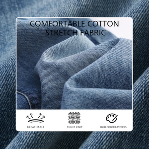 Hot Bán Jacquard Denim Vải 9.9 Oz Cotton Jeans Cho Bé Trai Và <span class=keywords><strong>C</strong></span>ô Gái Dệt Với Ư<span class=keywords><strong>a</strong></span> Thích Sợi Nhuộm Mô Hình - Product Image 3