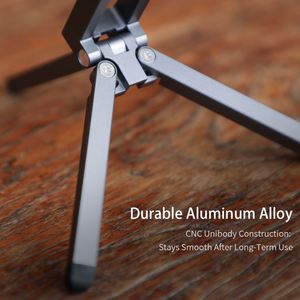 Aluminum Alloy Magnetic Stand Cross-Border Portable Desktop Tripod Car <b>Folding</b> Phone Holder for Live Streaming <b>Desk</b> - Product Image 5