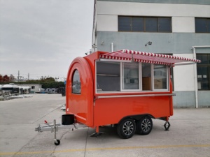 Remorque de nourriture de camion de restauration rapide de Taco de café de kiosque de jus de voiture de Hot Dog avec le gril remorque Mobile de nourriture de <span class=keywords><strong>Pizza</strong></span> - Product Image 2