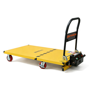 Chariot élévateur hydraulique électrique Ximu Leike, capacité de charge 500 kg, plateforme élévatrice à ciseaux portable pour le transport de marchandises - Product Image 1