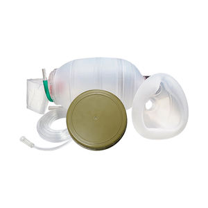 Medresq ใหม่เปิดตัวหน้ากาก CPR OEM การปฐมพยาบาลด้วยตนเอง PVC ซิลิโคนผู้ใหญ่กระเป๋าวาล์วหน้ากากคู่มือเครื่องช่วยหายใจกระเป๋า BVM - Product Image 3