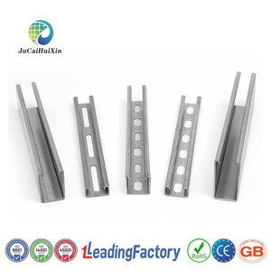 פרופילי פלדה מגולוונת כבדה מסוג U של JCHX-OEM, Q235b, לתליית פאנלים סולאריים על גג, מסילות פלדה פחמנית, קורות מסגרת סולארית. - Product Image 5