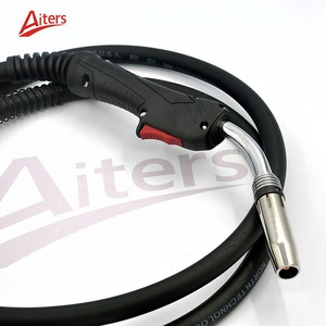 Khí làm mát bằng <span class=keywords><strong>CO2</strong></span> Hàn ngọn đuốc <span class=keywords><strong>36kd</strong></span> với màu đen xử lý vỏ tùy chỉnh chiều dài cáp 3m ngọn đuốc cho Châu Âu loại - Product Image 3