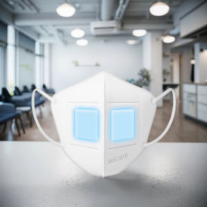 Masque d'humidification ergonomique pour le soulagement de la rhinite, en tissu non tissé, 3 couches, réutilisable, lavable, sans ajustement confortable, Wiicare - Product Image 6