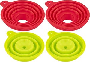 Silicone Collapsible Foldable <b>Large</b> Canning <b>Jar</b> Funnel for Wide Mouth and Regular <b>Jars</b> Dishwasher Safe LFGB Certified - Product Image 2