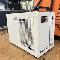 Nouvelle machine de marquage laser CO2 à tube RF métallique à mise au point dynamique 3D, grand format 800*800mm, machine de gravure laser CNC à refroidissement par eau