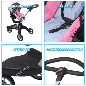 Cochecito <span class=keywords><strong>de</strong></span> bebé <span class=keywords><strong>de</strong></span> <span class=keywords><strong>rotación</strong></span> ajustable, carrito <span class=keywords><strong>de</strong></span> muñeca <span class=keywords><strong>de</strong></span> juguete <span class=keywords><strong>de</strong></span> paisaje alto, cochecito <span class=keywords><strong>de</strong></span> bebé - Product Image 4