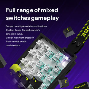 Furycube M68 HE 60% Wired Gaming <b>Keyboard</b> Hall Effect Magnetic Switch RGB Backlit 0.125ms Rapid Trigger Adjustable Actuation - Product Image 4