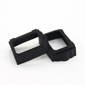 Black shock proof silicone NBR EPDM FKM Rubber rectangle ring gasket seal